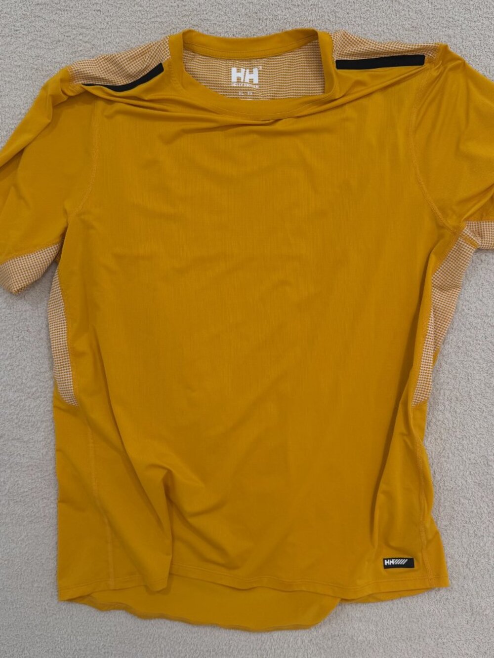 Helly Hansen Tech Tee XL Yellow Mesh Reflective